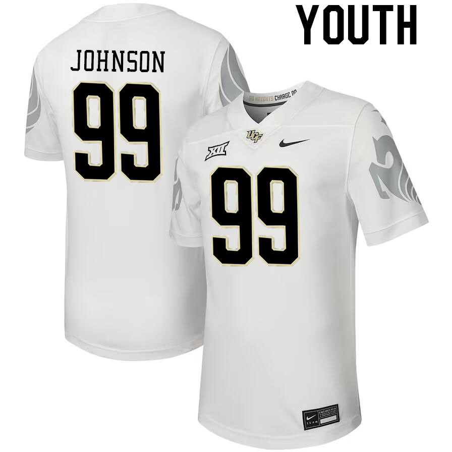 Youth #99 Jamaal Johnson UCF Knights Big 12 Conference College Football Jerseys Stitched-Black